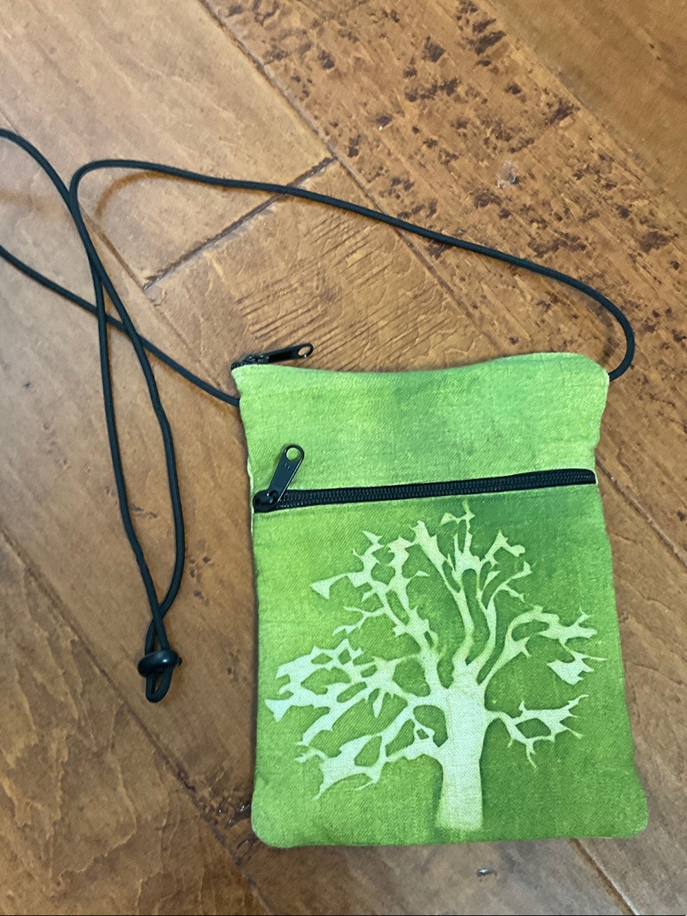 Green Tree Print Crossbody Bag NWT